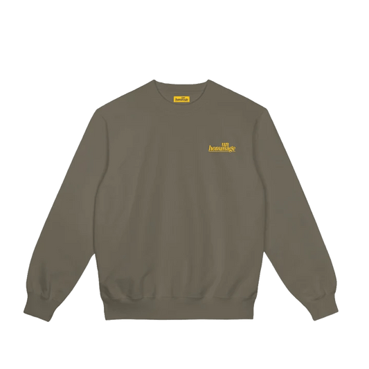 un hommage - sweat, mocca